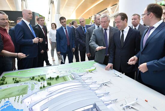 Рабочая поездка премьер-министра РФ Д. Медведева в Ростовскую область 