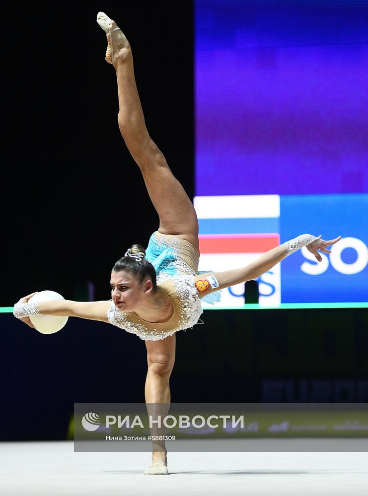 Художественная гимнастика. Чемпионат Европы. Первый день