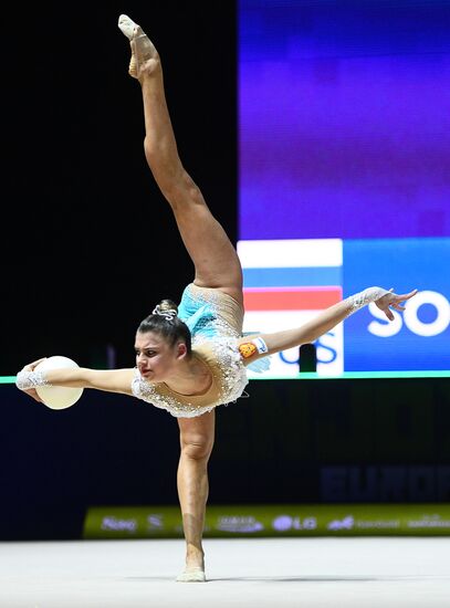 Художественная гимнастика. Чемпионат Европы. Первый день