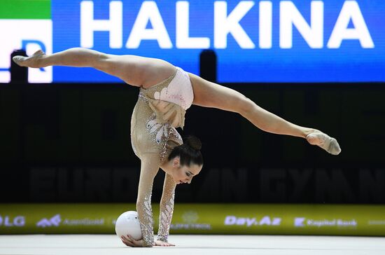 Художественная гимнастика. Чемпионат Европы. Первый день