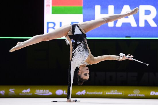 Художественная гимнастика. Чемпионат Европы. Второй день