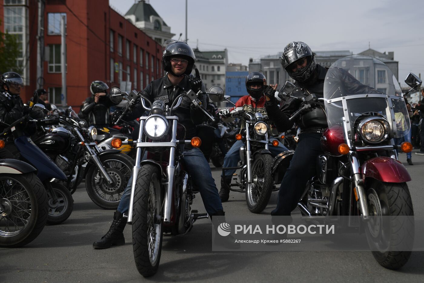 Открытие мотосезона в Новосибирске