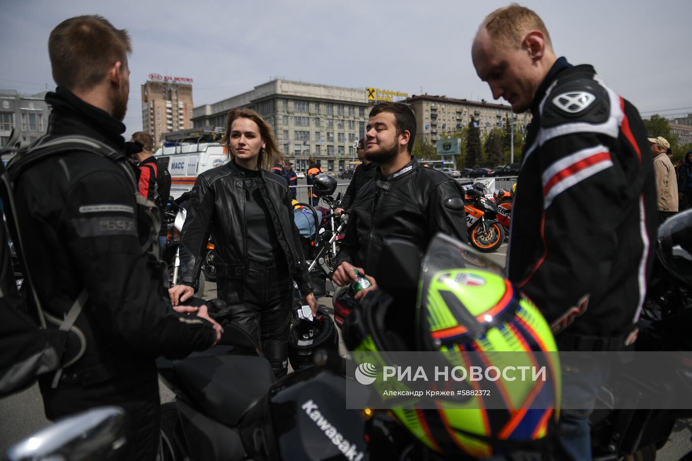 Открытие мотосезона в Новосибирске