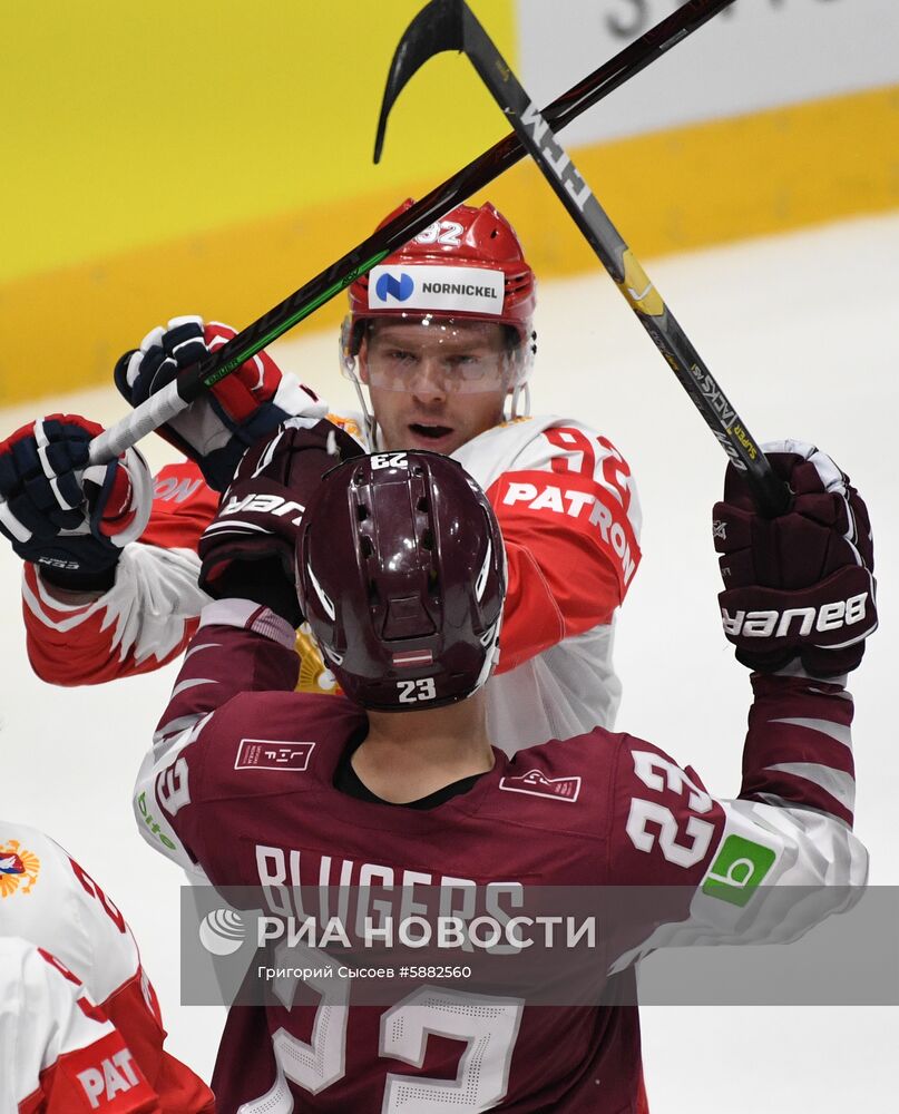 Хоккей. Чемпионат мира. Матч Латвия - Россия