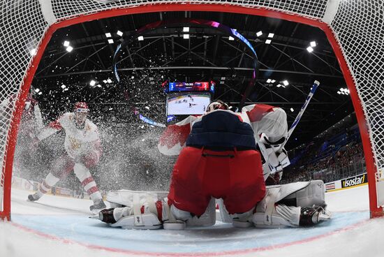 Хоккей. Чемпионат мира. Матч Латвия - Россия