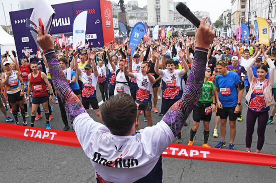 Всероссийский полумарафон "Забег.РФ" во Владивостоке