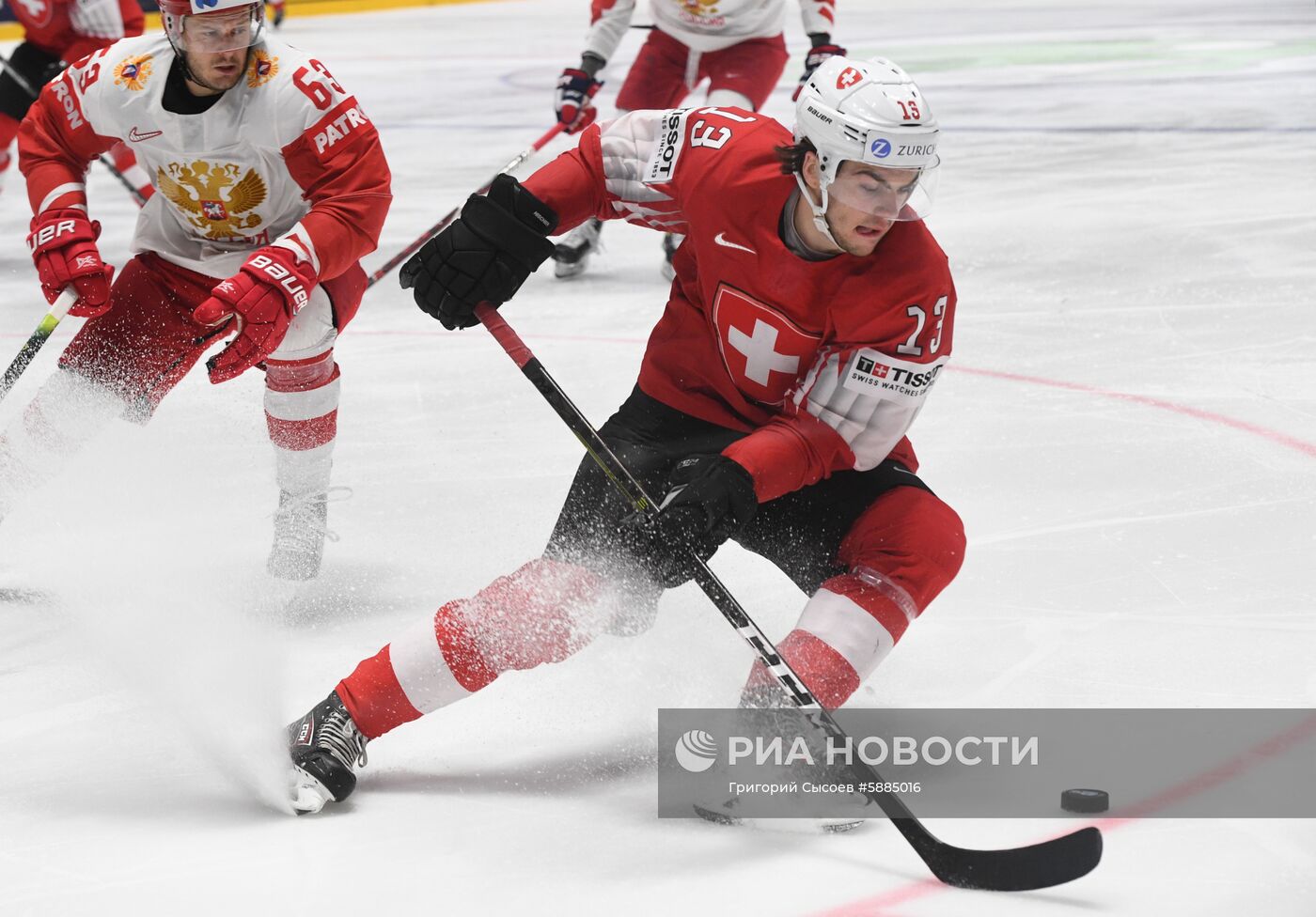 Хоккей. Чемпионат мира. Матч Швейцария - Россия