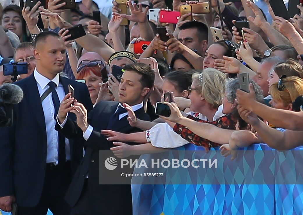 Инаугурация избранного президента Украины В. Зеленского