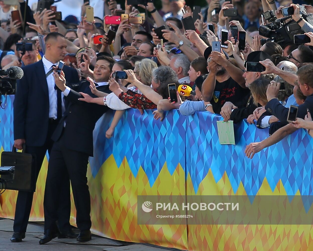 Инаугурация избранного президента Украины В. Зеленского