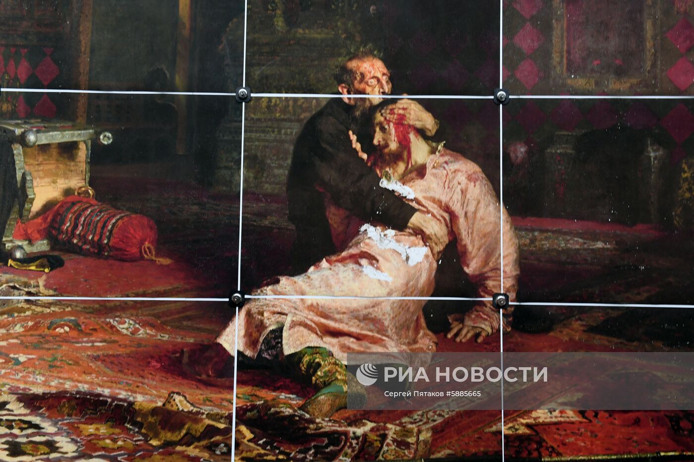 Реставрация картины "Иван Грозный и сын его Иван 16 ноября 1581 года"