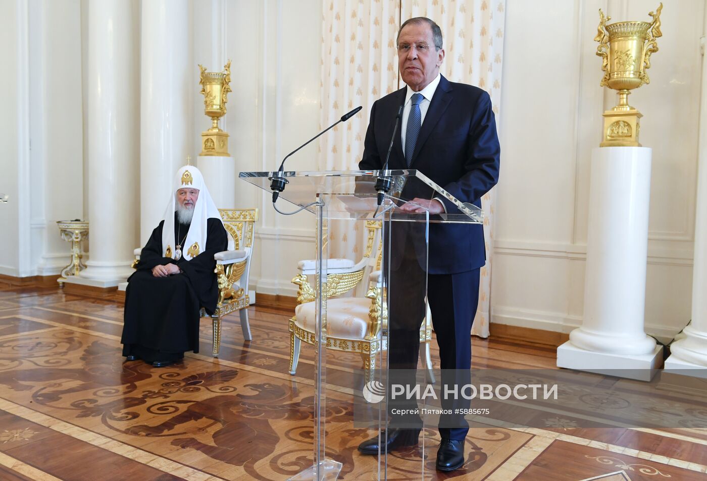 Прием по случаю православной Пасхи в МИД РФ 