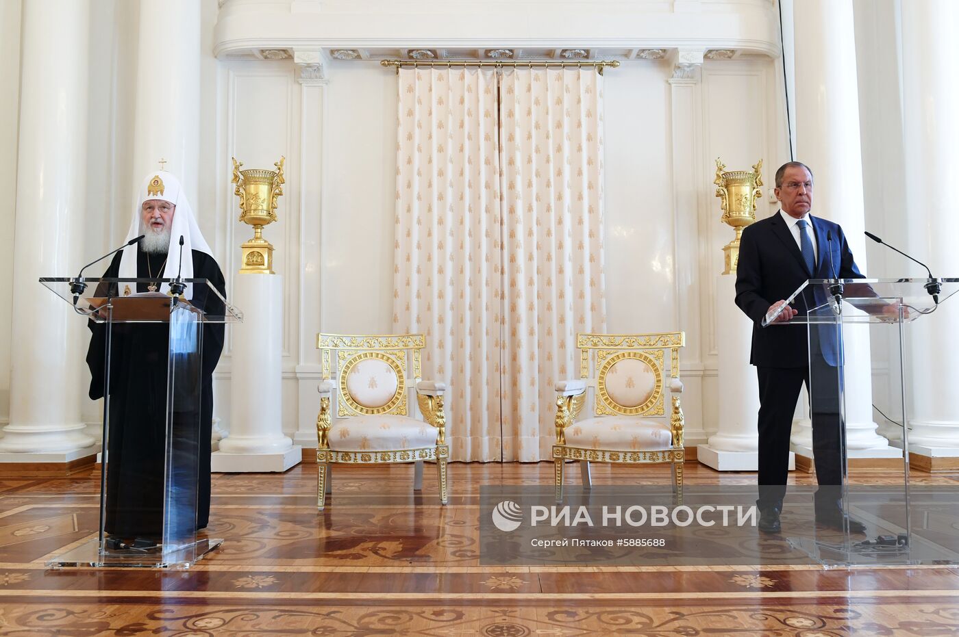 Прием по случаю православной Пасхи в МИД РФ 