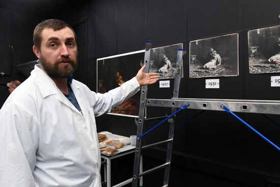 Реставрация картины "Иван Грозный и сын его Иван 16 ноября 1581 года"