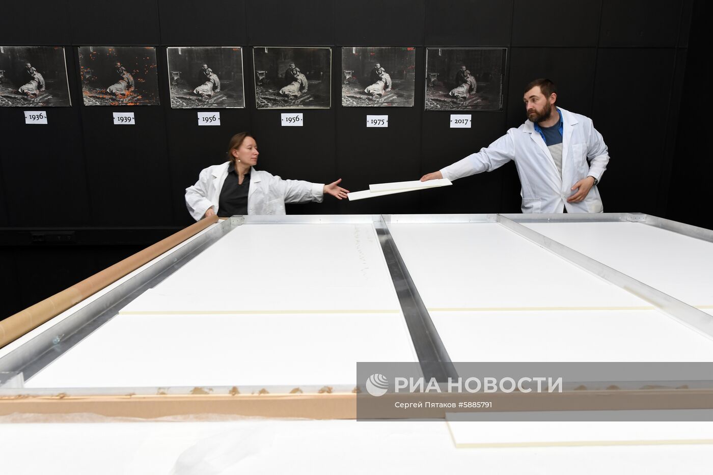 Реставрация картины "Иван Грозный и сын его Иван 16 ноября 1581 года"