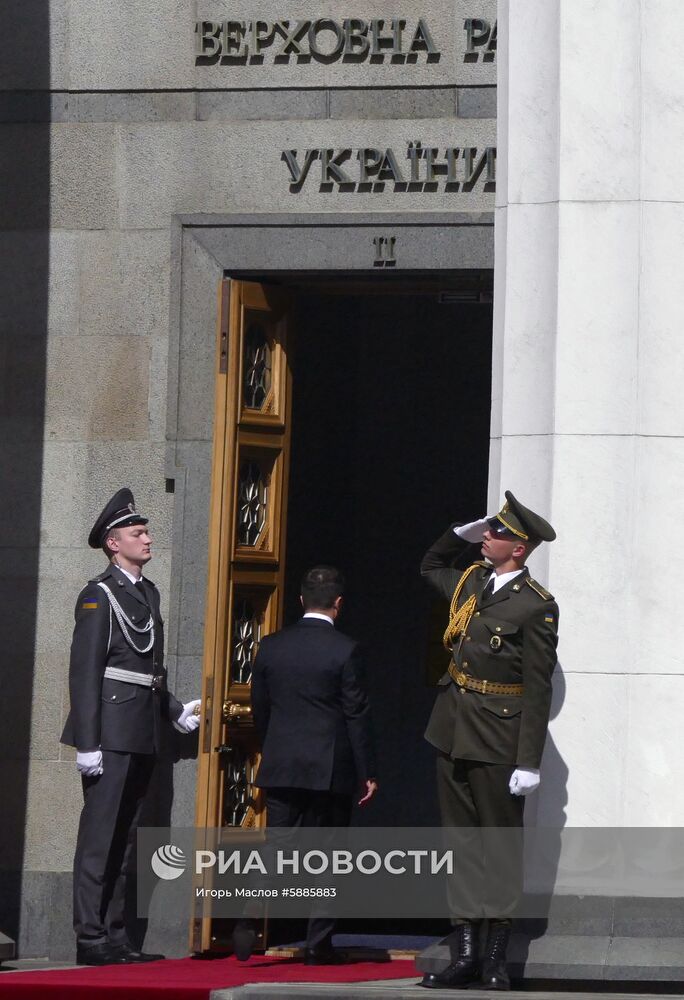 Инаугурация избранного президента Украины В. Зеленского