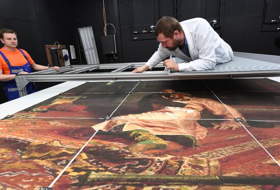 Реставрация картины "Иван Грозный и сын его Иван 16 ноября 1581 года"