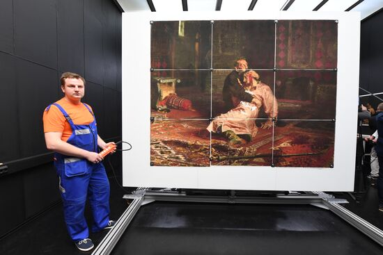 Реставрация картины "Иван Грозный и сын его Иван 16 ноября 1581 года"