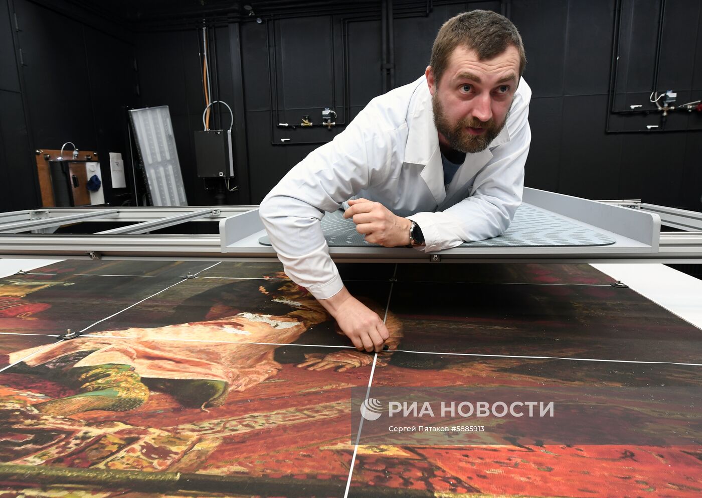 Реставрация картины "Иван Грозный и сын его Иван 16 ноября 1581 года"