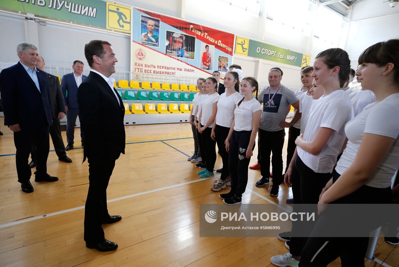 Рабочая поездка премьер-министра РФ Д. Медведева в Центральный федеральный округ