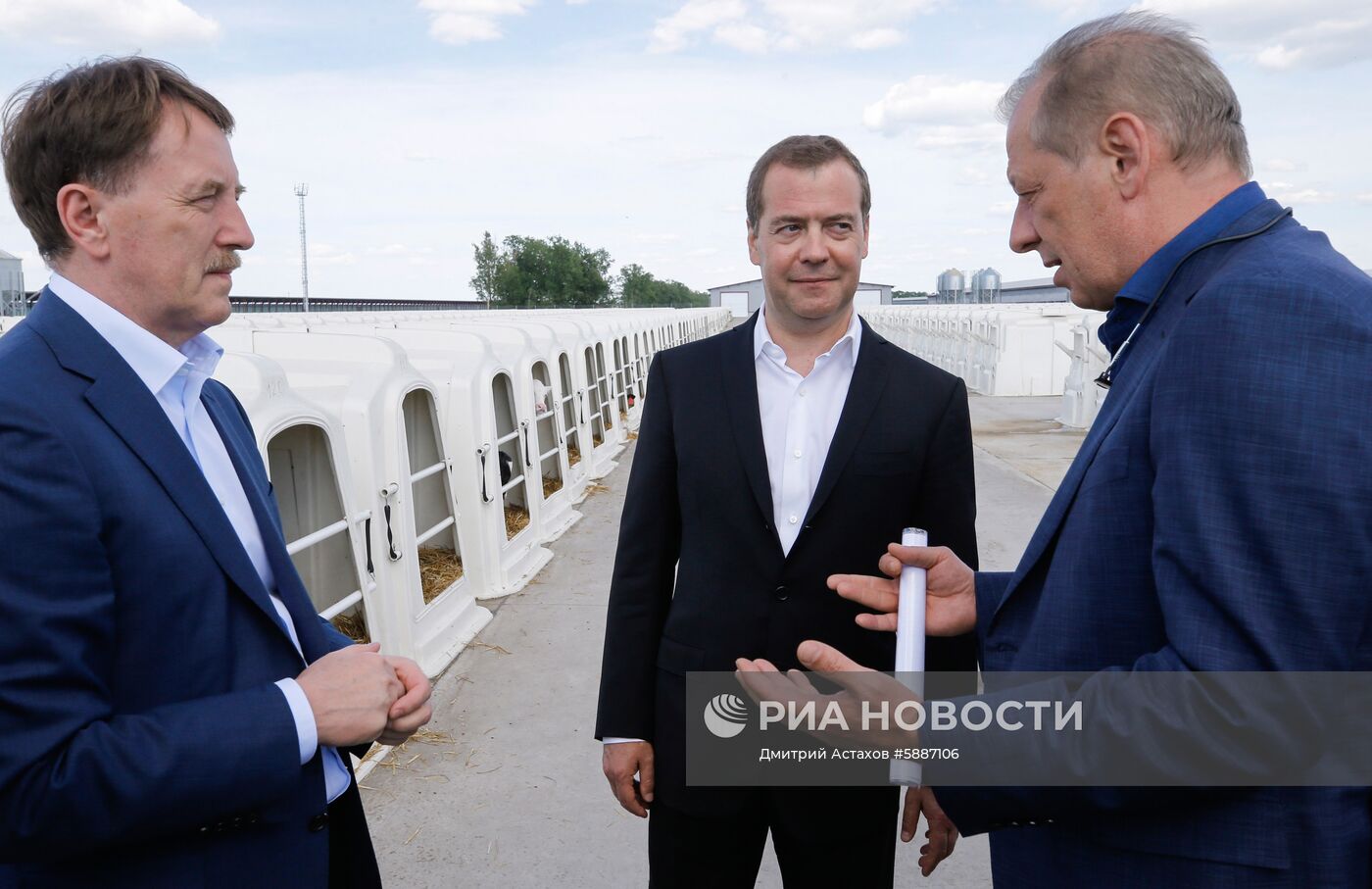 Рабочая поездка премьер-министра РФ Д. Медведева в Центральный федеральный округ