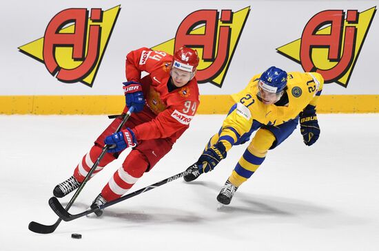 Хоккей. Чемпионат мира. Матч Швеция - Россия