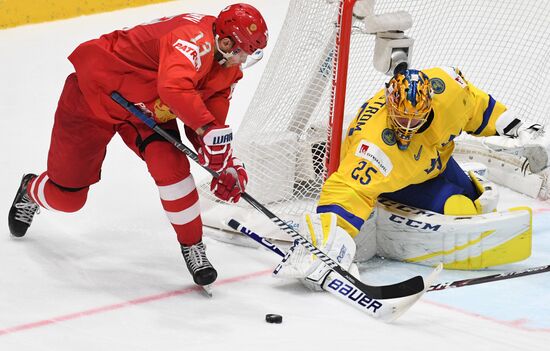 Хоккей. Чемпионат мира. Матч Швеция - Россия