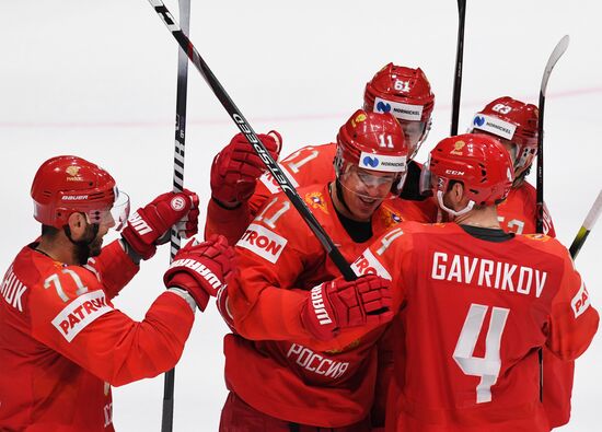 Хоккей. Чемпионат мира. Матч Швеция - Россия