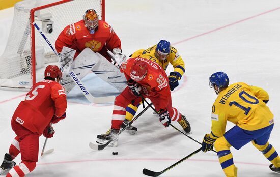 Хоккей. Чемпионат мира. Матч Швеция - Россия