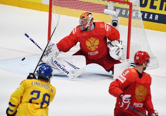 Хоккей. Чемпионат мира. Матч Швеция - Россия