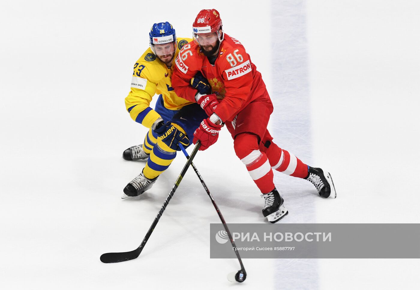 Хоккей. Чемпионат мира. Матч Швеция - Россия
