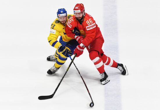Хоккей. Чемпионат мира. Матч Швеция - Россия