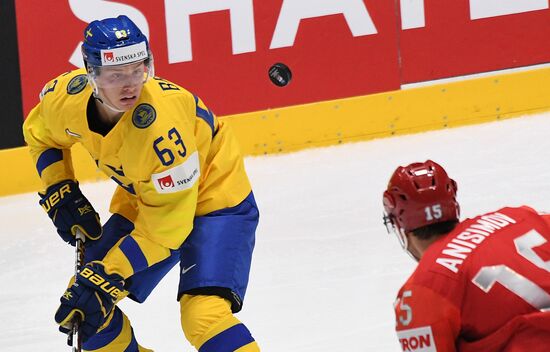 Хоккей. Чемпионат мира. Матч Швеция - Россия