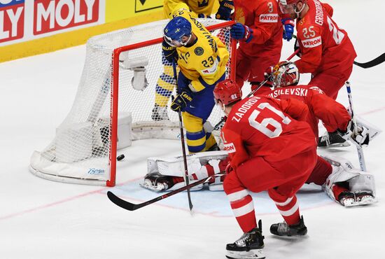 Хоккей. Чемпионат мира. Матч Швеция - Россия