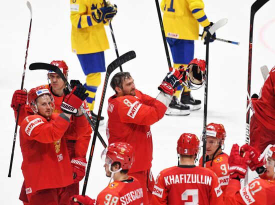 Хоккей. Чемпионат мира. Матч Швеция - Россия