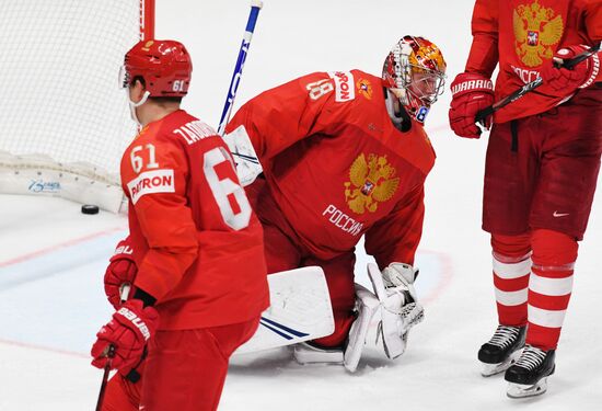 Хоккей. Чемпионат мира. Матч Швеция - Россия