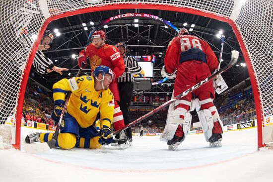 Хоккей. Чемпионат мира. Матч Швеция - Россия