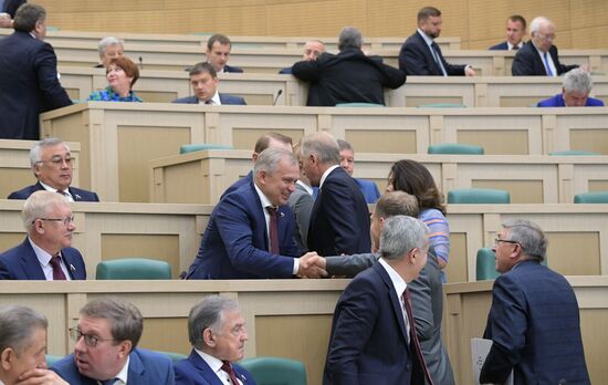 Заседание Совета Федерации РФ  