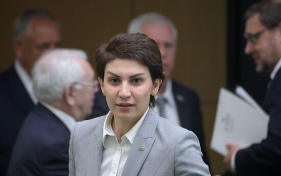 Заседание Совета Федерации РФ  