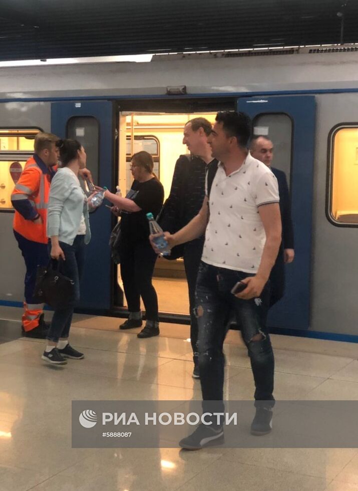 Сбой в движении поездов в московском метрополитене