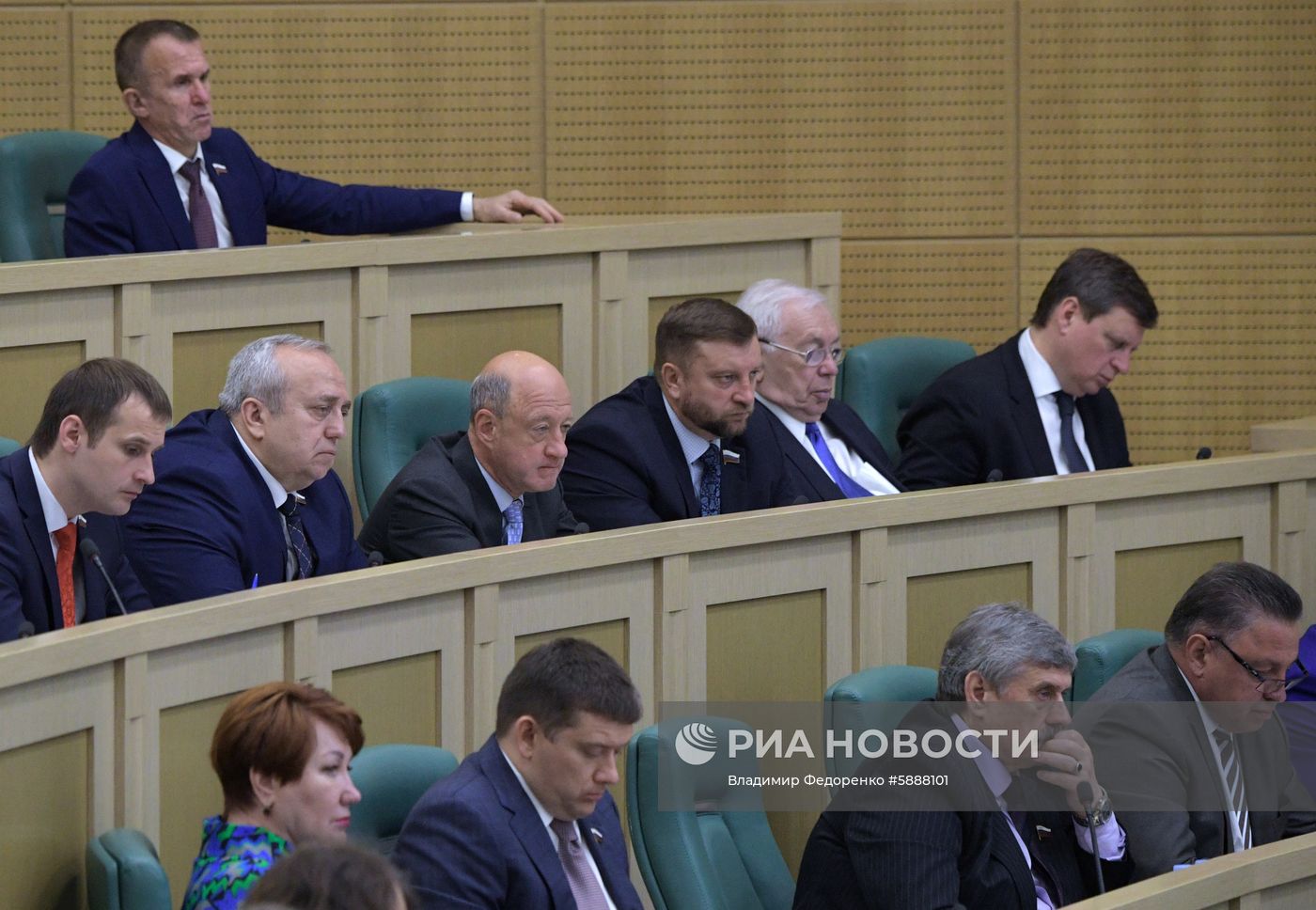 Заседание Совета Федерации РФ  