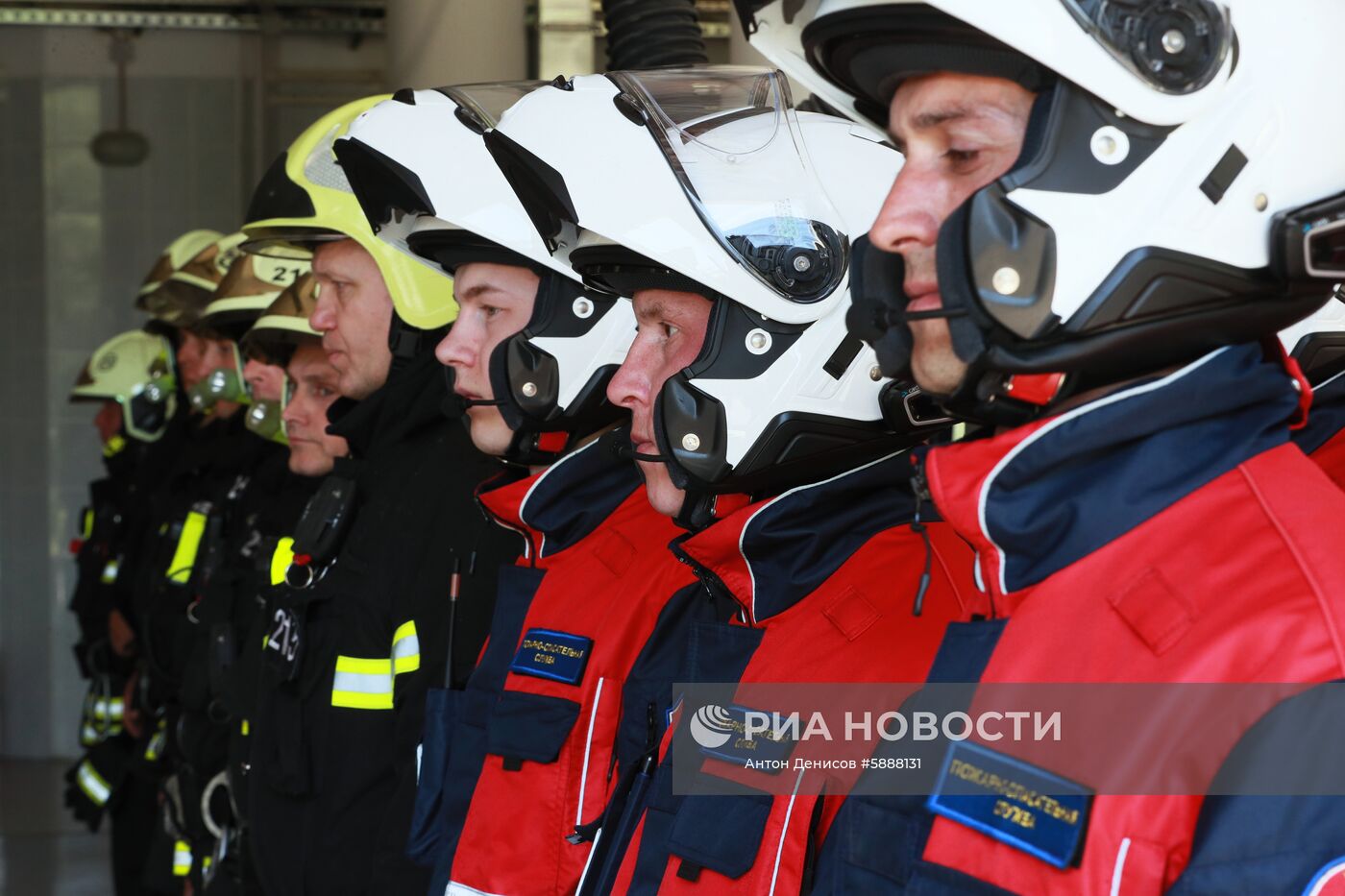 Учения в пожарно-спасательном центре