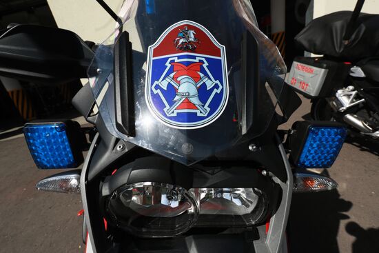 Учения в пожарно-спасательном центре