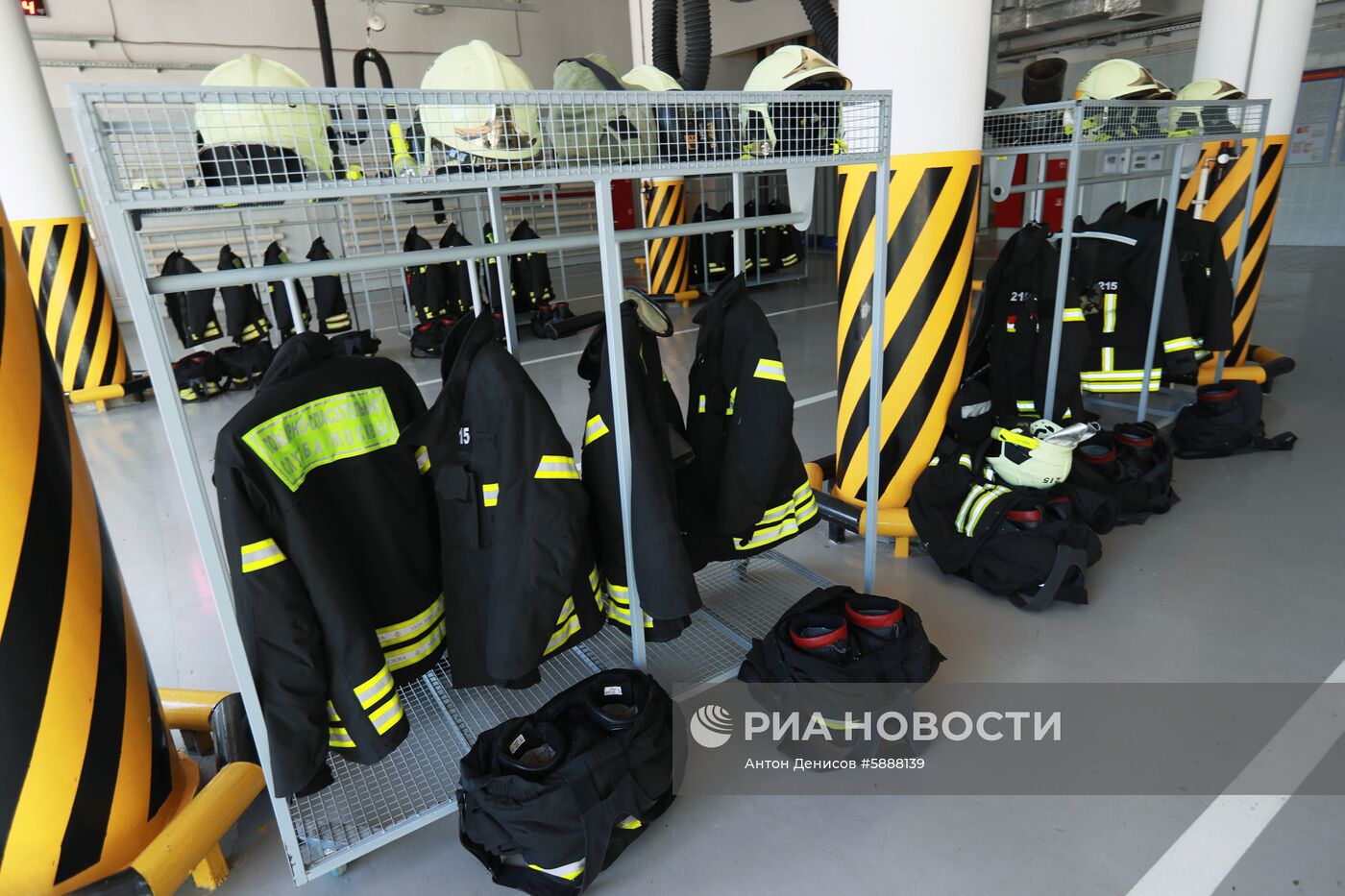 Учения в пожарно-спасательном центре