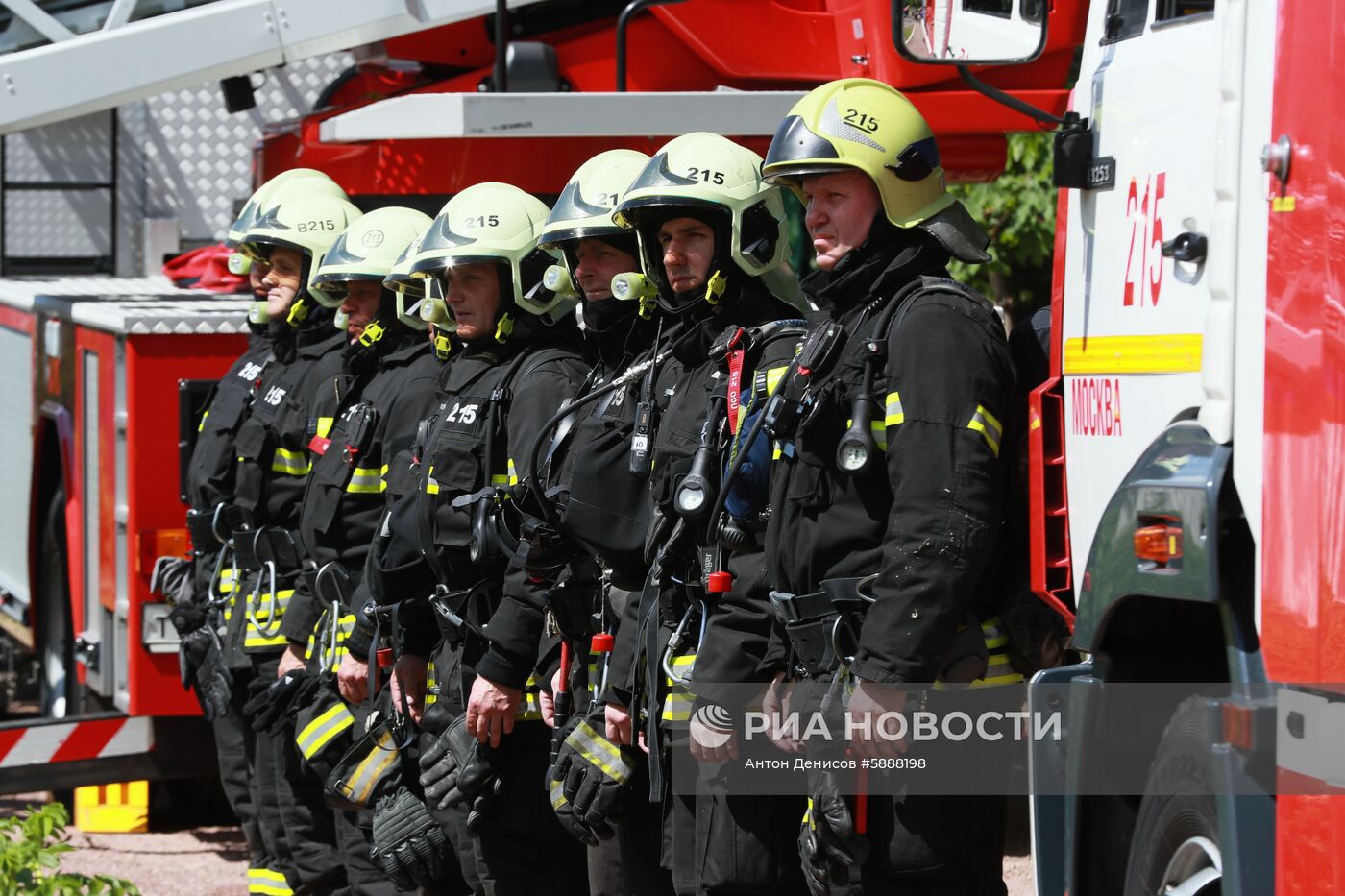Учения в пожарно-спасательном центре