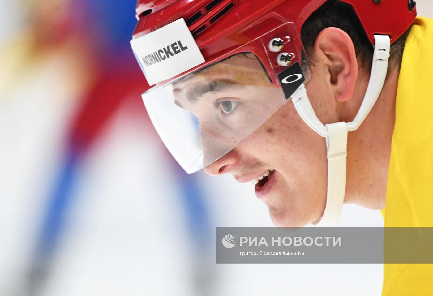 Хоккей. Чемпионат мира. Тренировка сборной России