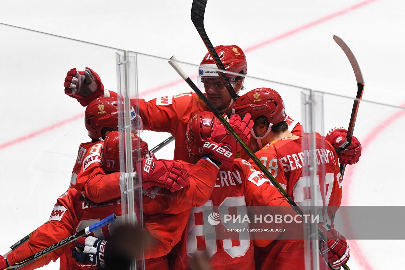 Хоккей. Чемпионат мира. Матч Россия - США