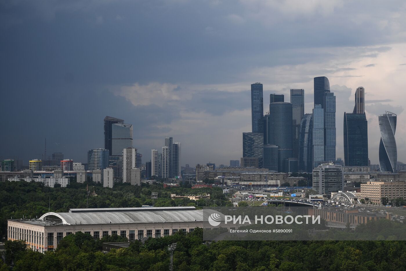 Смотровая площадка в "Лужниках"