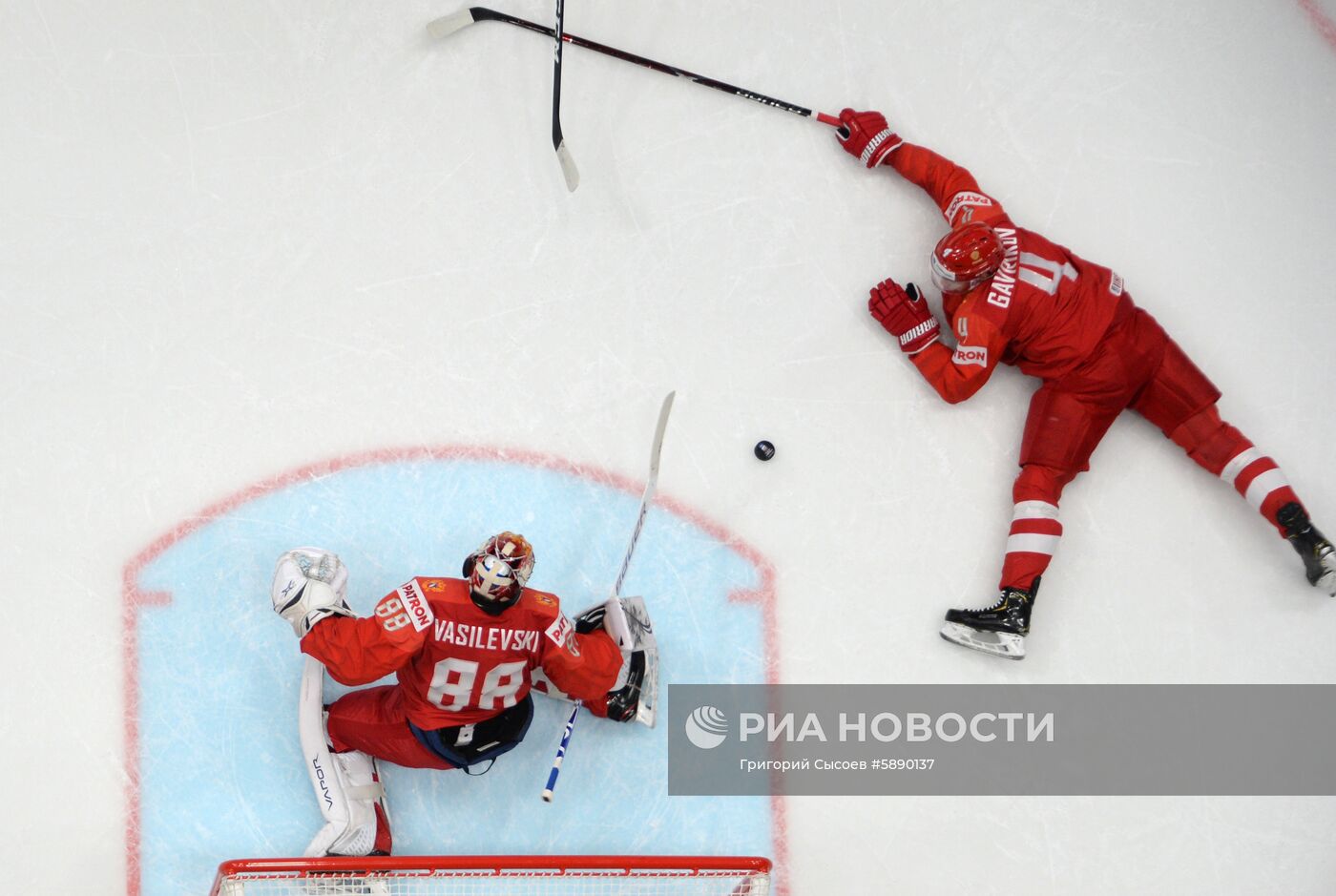 Хоккей. Чемпионат мира. Матч Россия - США