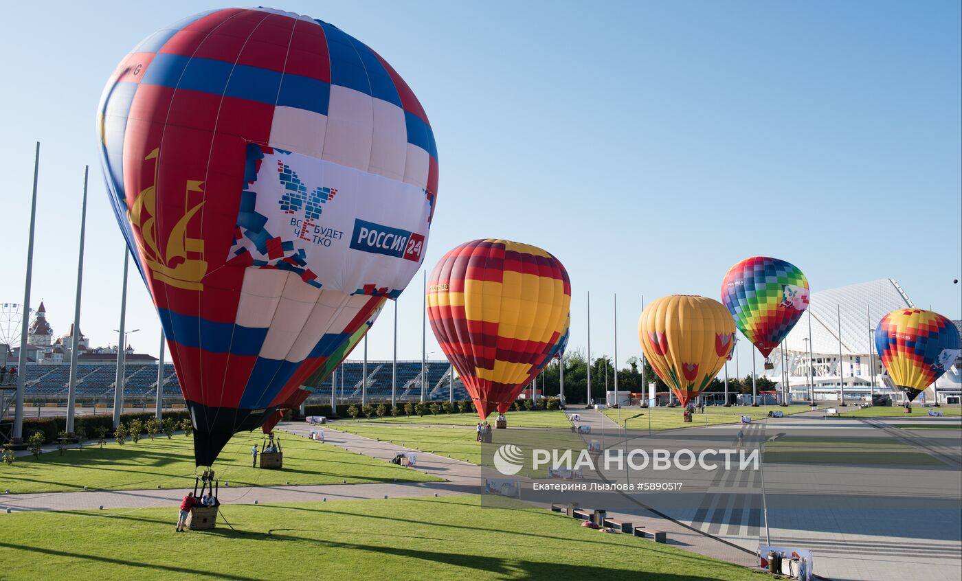 Фестиваль аэростатов, посвященный переходу на цифровое телевещание