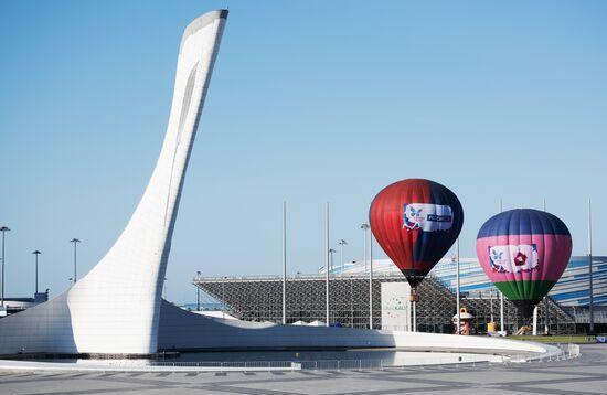 Фестиваль аэростатов, посвященный переходу на цифровое телевещание